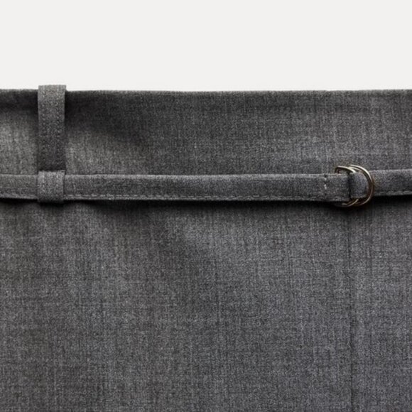 ZARA BELTED PENCIL SKIRT - Picture 3 of 5